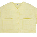 Yellow Quilted Jacket