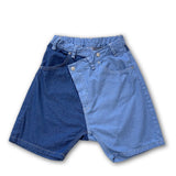 Two Tone Denim Shorts