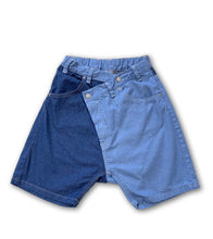 Load image into Gallery viewer, Two Tone Denim Shorts
