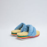 Ciruela Blue Slippers