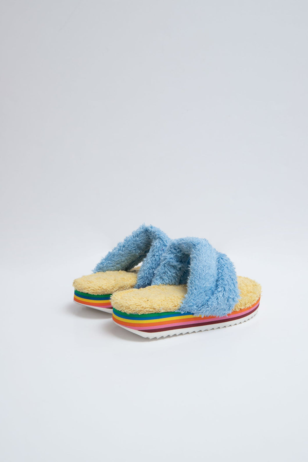 Ciruela Blue Slippers