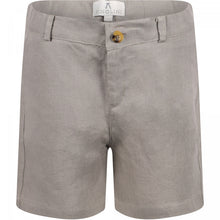 Load image into Gallery viewer, Grey Linen Shorts
