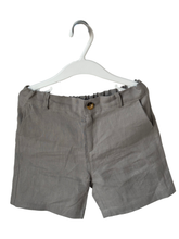 Load image into Gallery viewer, Grey Linen Shorts
