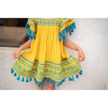 Load image into Gallery viewer, Serena Tassel Dress-Soleil
