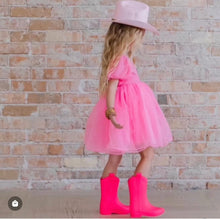 Load image into Gallery viewer, Atomic Pink All Weather Rubber Cowboy Boots
