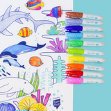 10 Thin Erasable Tip Markers